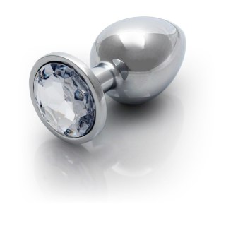 Round Gem Butt Plug, korek analny - Large