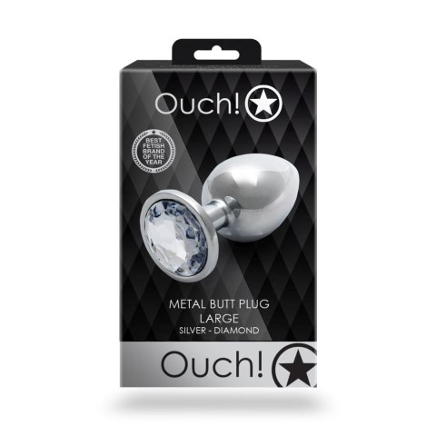 Round Gem Butt Plug, korek analny - Large Round Gem Butt Plug, korek analny - Large