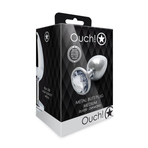 Round Gem Butt Plug, korek analny - Medium Round Gem Butt Plug, korek analny - Medium