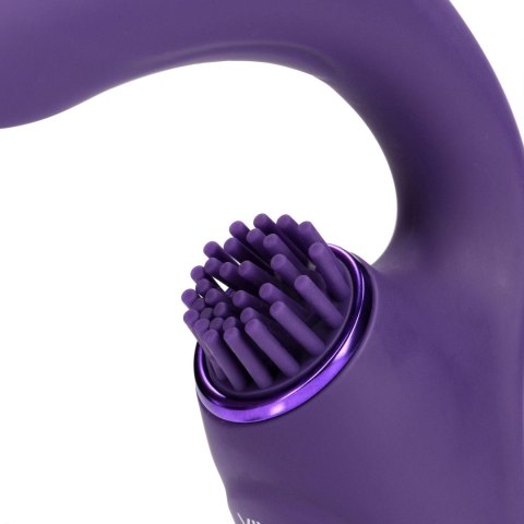 Gen - Mini wibrator Triple Action G-Spot wibrator with Pulse Wave and wibrator Bristles - Purple Gen - Mini wibrator Triple Action G-Spot wibrator with Pulse Wave and wibrator Bristles - Purple