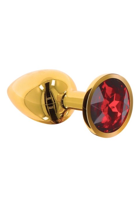 Butt Plug With Diamond Jewel M Gold Butt Plug With Diamond Jewel M Gold