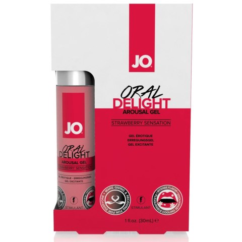 System JO - Oral Delight Arousal Gel Strawberry Sensation 30 ml System JO - Oral Delight Arousal Gel Strawberry Sensation 30 ml