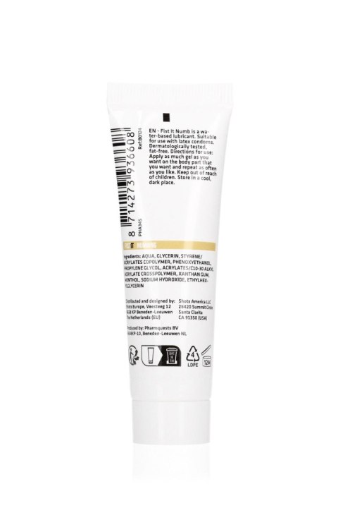 Numbing Lubricant - 0.8 fl oz / 25 ml Numbing Lubricant - 0.8 fl oz / 25 ml