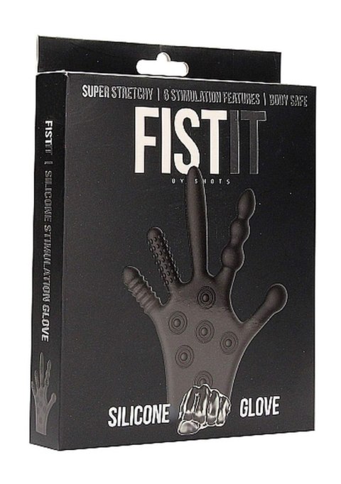 Silicone Stimulation Glove - Black Silicone Stimulation Glove - Black