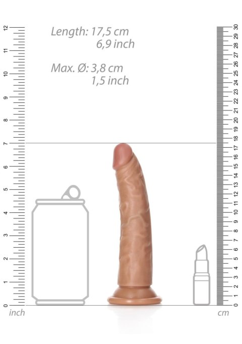 Slim Realistic Dildo with Suction Cup - 6""""/ 15,5 cm Slim Realistic Dildo with Suction Cup - 6""""/ 15,5 cm