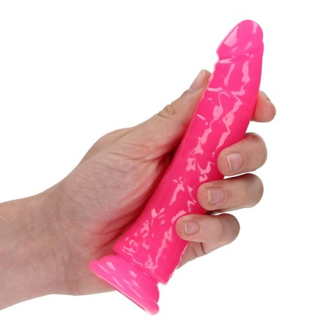 Slim Realistic Dildo with Suction Cup - Glow in the Dark - 6'' / 15,5 cm Slim Realistic Dildo with Suction Cup - Glow in the Dark - 6'' / 15,5 cm