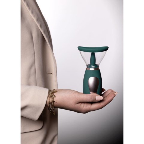 Próżniowy masażer łechtaczki z języczkiem Mini wibrator Vulva & Breast Pump Próżniowy masażer łechtaczki z języczkiem Mini wibrator Vulva & Breast Pump