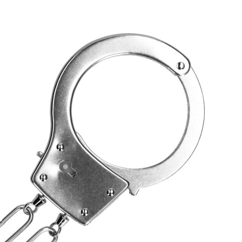 Metal Hand Cuffs - Silver Metal Hand Cuffs - Silver
