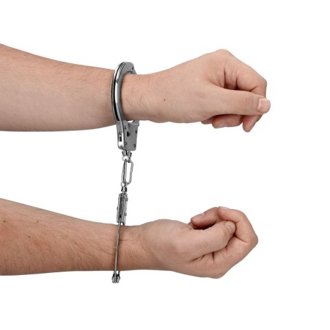 Metal Hand Cuffs - Silver Metal Hand Cuffs - Silver