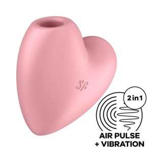 Cutie Heart – Masażer Łechtaczki w Kształcie Serduszka (Light Red)