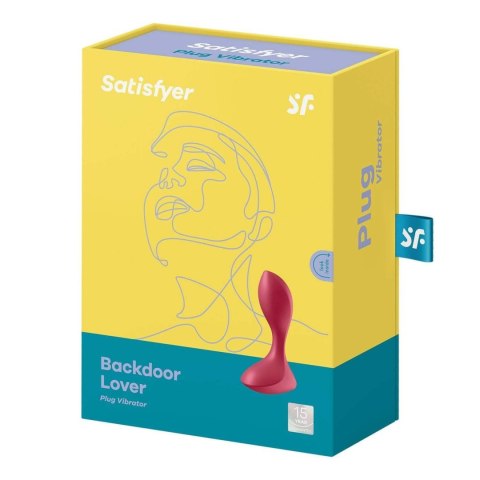 Wibrujący korek analny - Backdoor Lover (Red) | Intensywna przyjemność i niezapomniane doznania Wibrujący korek analny - Backdoor Lover (Red) | Intensywna przyjemność i niezapomniane doznania