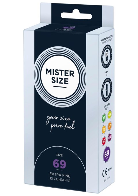 MISTER SIZE 69mm Condoms 10pcs Natural MISTER SIZE 69mm Condoms 10pcs Natural