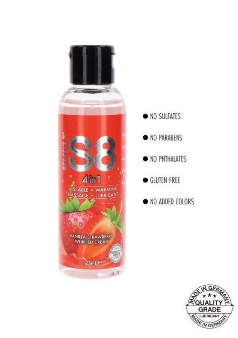 S8 4-in-1 Dessert Lube 125ml Strawberry S8 4-in-1 Dessert Lube 125ml Strawberry