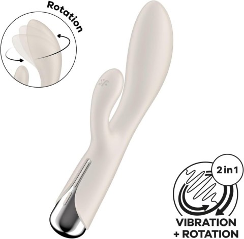 3 Satisfyer wibrator Spinning Wibrator króliczek, rabbit 2 Beige 3 Satisfyer wibrator Spinning Wibrator króliczek, rabbit 2 Beige
