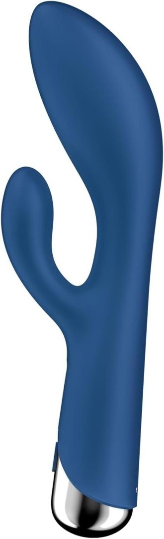 3 Satisfyer Rabbit 2 Blue – Wibrator Króliczek z Funkcją Spinning