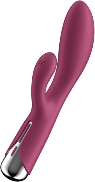 01 Satisfyer wibrator Spinning Wibrator króliczek, rabbit 2 Red