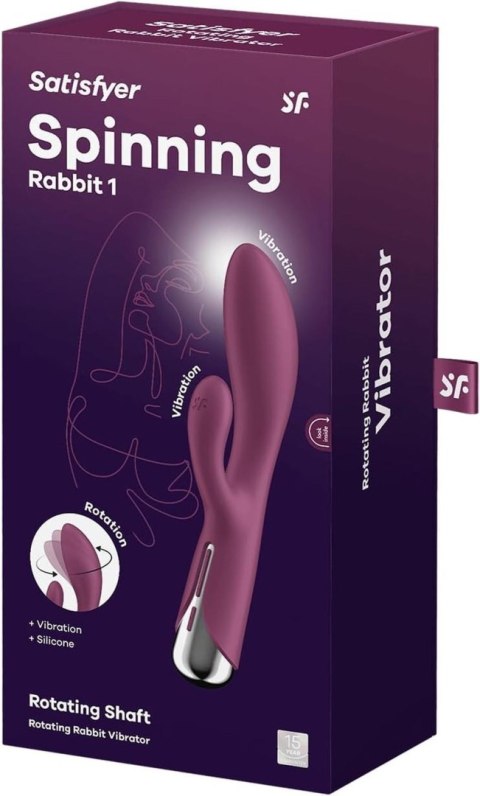01 Satisfyer wibrator Spinning Wibrator króliczek, rabbit 2 Red 01 Satisfyer wibrator Spinning Wibrator króliczek, rabbit 2 Red