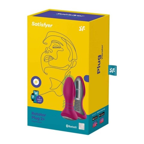 Plug, korek analny-Rotator Plug, korek analny 2 Connect App (Violet) Plug, korek analny-Rotator Plug, korek analny 2 Connect App (Violet)