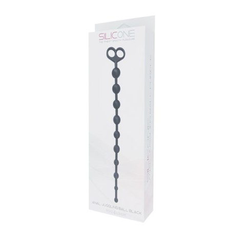Plug/kulki-FALLO ANALE ANAL JUGGLING BALL SILICONE BLACK Plug/kulki-FALLO ANALE ANAL JUGGLING BALL SILICONE BLACK