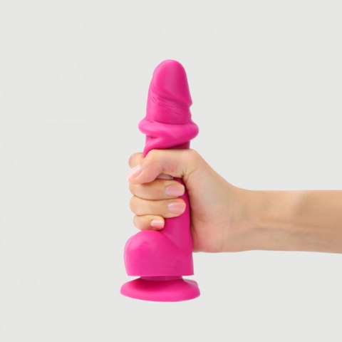 SLIDING SKIN REALISTIC DILDO FUSHIA S SLIDING SKIN REALISTIC DILDO FUSHIA S