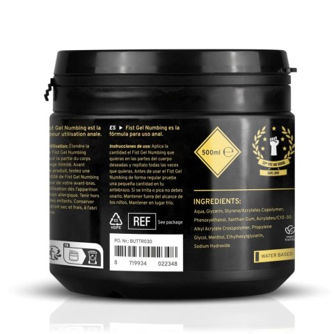 BUTTR - Fisting Gel Numbing - 500 ml BUTTR - Fisting Gel Numbing - 500 ml