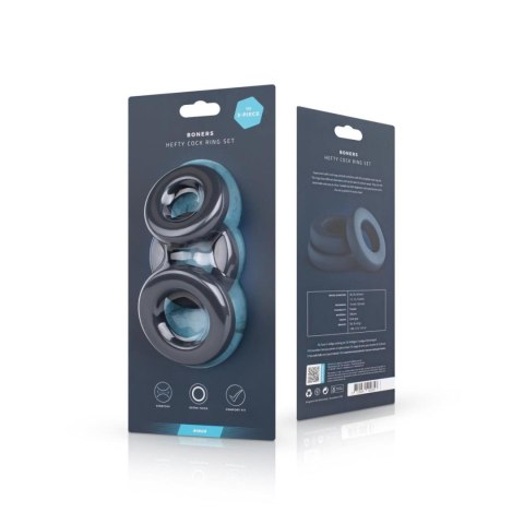 Boners Large Cock Ring Set Boners Large Cock Ring Set