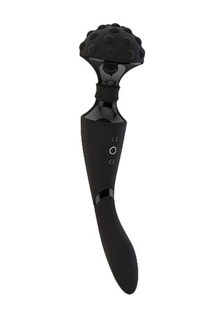 Stymulator, wibrator- Shiatsu Bendable Wibrator, masażer, wand Wand, różdżka, mikrofon - Black