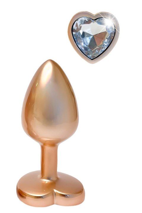 GLEAMING LOVE MATTE GOLD PLUG SMALL GLEAMING LOVE MATTE GOLD PLUG SMALL