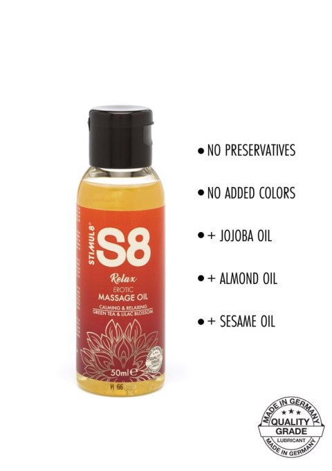 S8 Massage Oil Box 3x 50ml Multi flavour S8 Massage Oil Box 3x 50ml Multi flavour