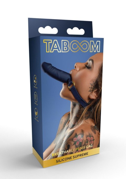 Silicone Breathable Penis Gag Blue Silicone Breathable Penis Gag Blue