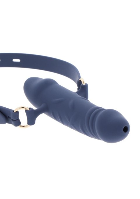 Silicone Breathable Penis Gag Blue Silicone Breathable Penis Gag Blue