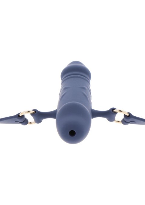 Silicone Breathable Penis Gag Blue Silicone Breathable Penis Gag Blue