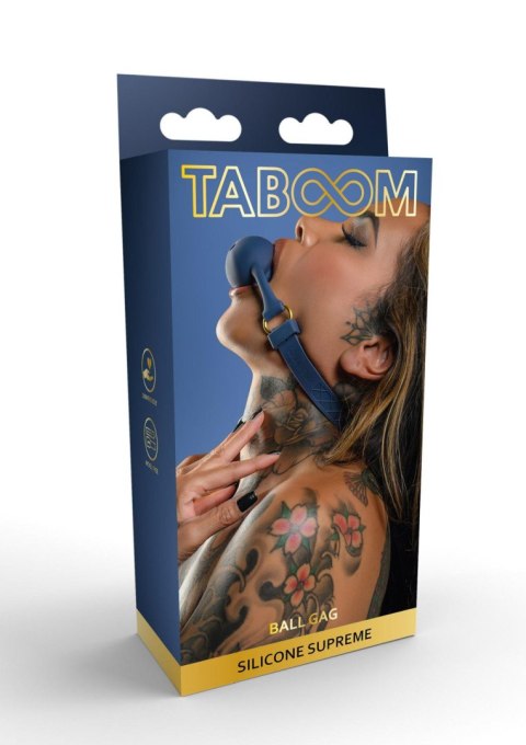 Silicone Mouth Gag Blue Silicone Mouth Gag Blue
