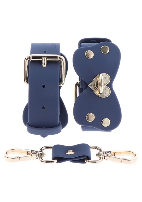 Silicone Wrist Cufs Set Blue Silicone Wrist Cufs Set Blue