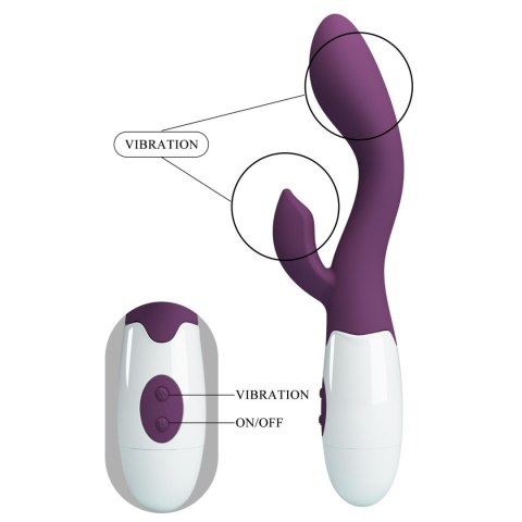 2 WIBRATOR - Brighty dark purple, 30 vibration functions 2 WIBRATOR - Brighty dark purple, 30 vibration functions