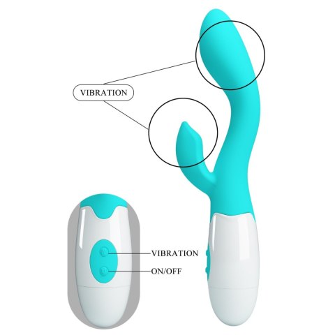 2 WIBRATOR - Brighty light blue, 30 vibration functions 2 WIBRATOR - Brighty light blue, 30 vibration functions