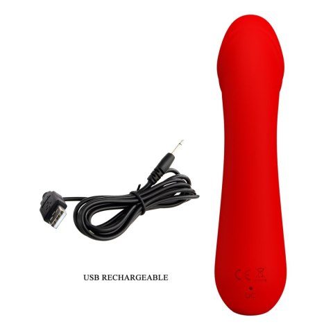 2 WIBRATOR - Cetus Red, Memory function 22 vibration functions 2 WIBRATOR - Cetus Red, Memory function 22 vibration functions