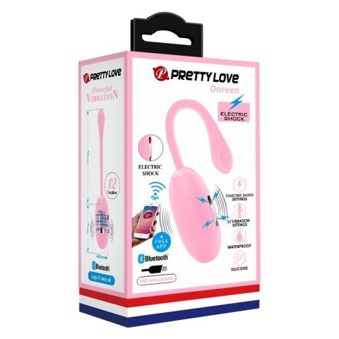 PRETTY LOVE - DOREEN 3 Electric Shock / 12 Vibrations USB, APP PRETTY LOVE - DOREEN 3 Electric Shock / 12 Vibrations USB, APP