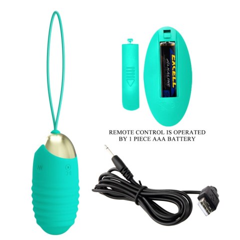 PRETTY LOVE - JESSICA Dream chaser 3, Green, Wireless remote control 12 vibration functions PRETTY LOVE - JESSICA Dream chaser 3, Green, Wireless remote control 12 vibration functions