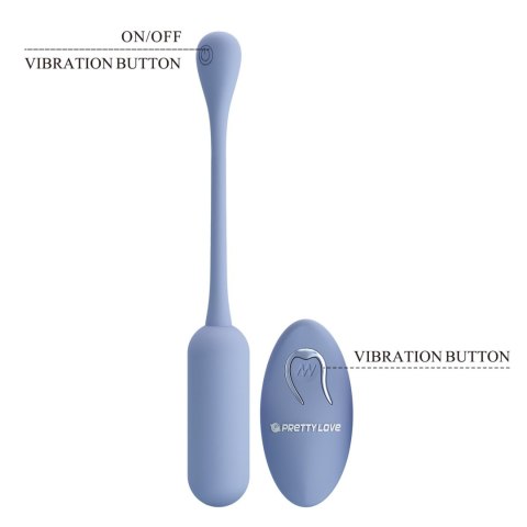 PRETTY LOVE - LECHIES Dream chaser 5, Blue, Wireless remote control 12 vibration functions Memory function