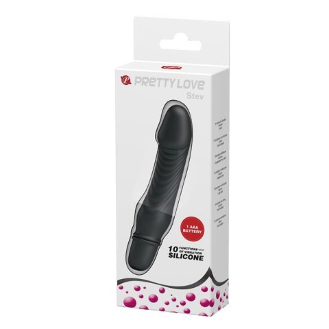 2 WIBRATOR - STEV, BLACK, 20 function 2 WIBRATOR - STEV, BLACK, 20 function