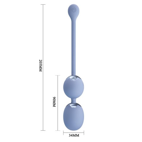 PRETTY LOVE - WILLIE Dream chaser 6, Blue, Wireless remote control 12 vibration functions Memory function PRETTY LOVE - WILLIE Dream chaser 6, Blue, Wireless remote control 12 vibration functions Memory function