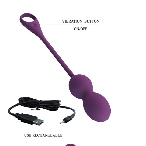 PRETTY LOVE - Elvira dark Purple, 12 vibration functions Mobile APP Long-distance Control PRETTY LOVE - Elvira dark Purple, 12 vibration functions Mobile APP Long-distance Control