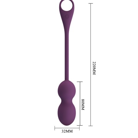 PRETTY LOVE - Elvira dark Purple, 12 vibration functions Mobile APP Long-distance Control PRETTY LOVE - Elvira dark Purple, 12 vibration functions Mobile APP Long-distance Control