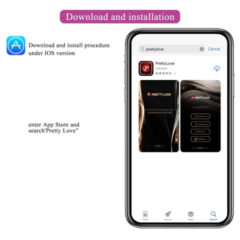 PRETTY LOVE - Elvira dark Purple, 12 vibration functions Mobile APP Long-distance Control PRETTY LOVE - Elvira dark Purple, 12 vibration functions Mobile APP Long-distance Control