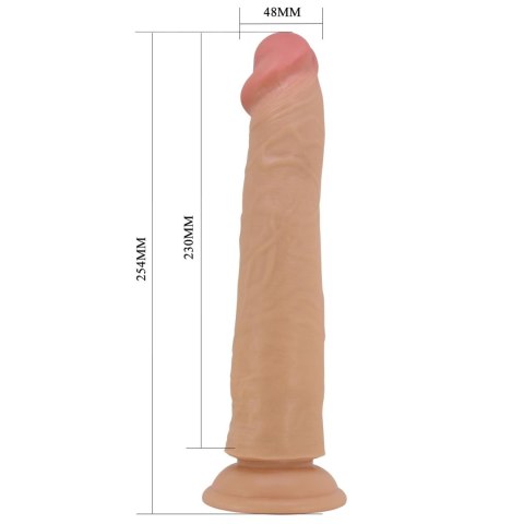 PRETTY LOVE - SHARIFE 10"(254mm) Sliding Skin Series TPR, Suction base Bendable PRETTY LOVE - SHARIFE 10"(254mm) Sliding Skin Series TPR, Suction base Bendable