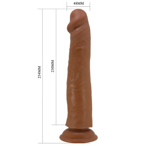 PRETTY LOVE - SHARIFE 10"(254mm) Sliding Skin Series TPR, Suction base Bendable PRETTY LOVE - SHARIFE 10"(254mm) Sliding Skin Series TPR, Suction base Bendable