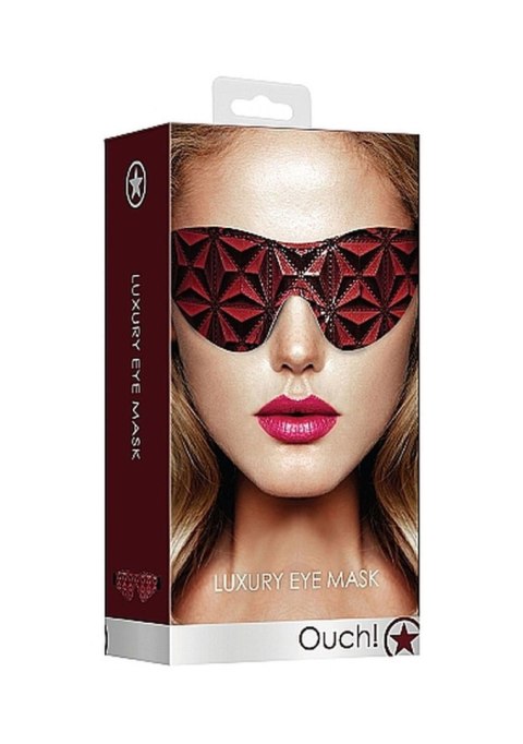 Luxury Eye Mask - Burgundy Luxury Eye Mask - Burgundy