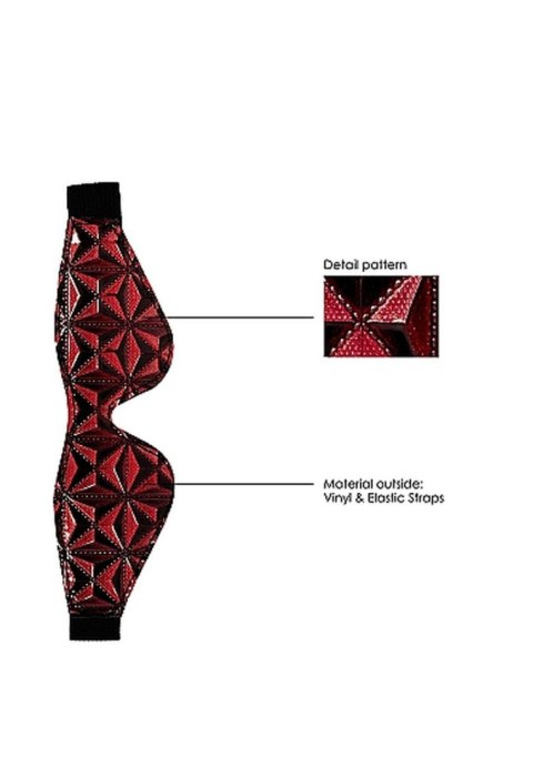 Luxury Eye Mask - Burgundy Luxury Eye Mask - Burgundy