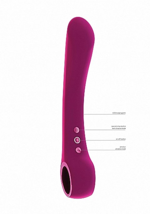 Ombra - Bendable wibrator Punkt G - Pink Ombra - Bendable wibrator Punkt G - Pink